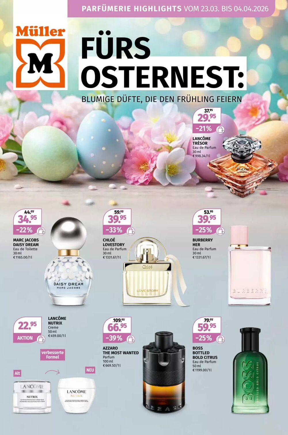 Müller Prospekt (ab 23.03.2026) zum Blättern - Seite 1
