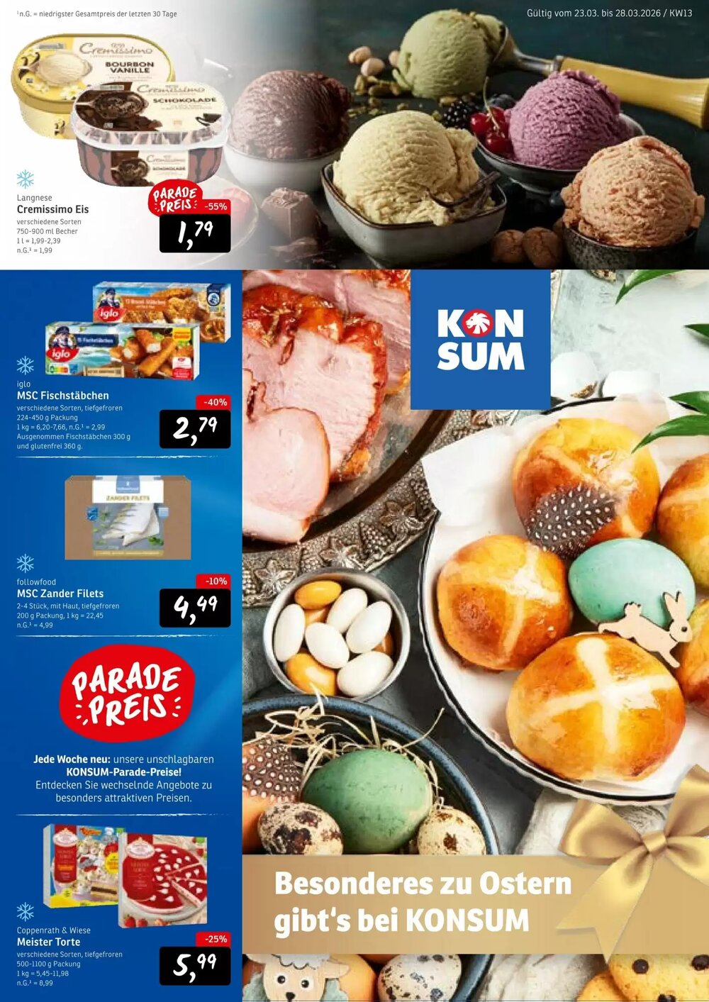 KONSUM Prospekt (ab 23.03.2026) zum Blättern - Seite 3