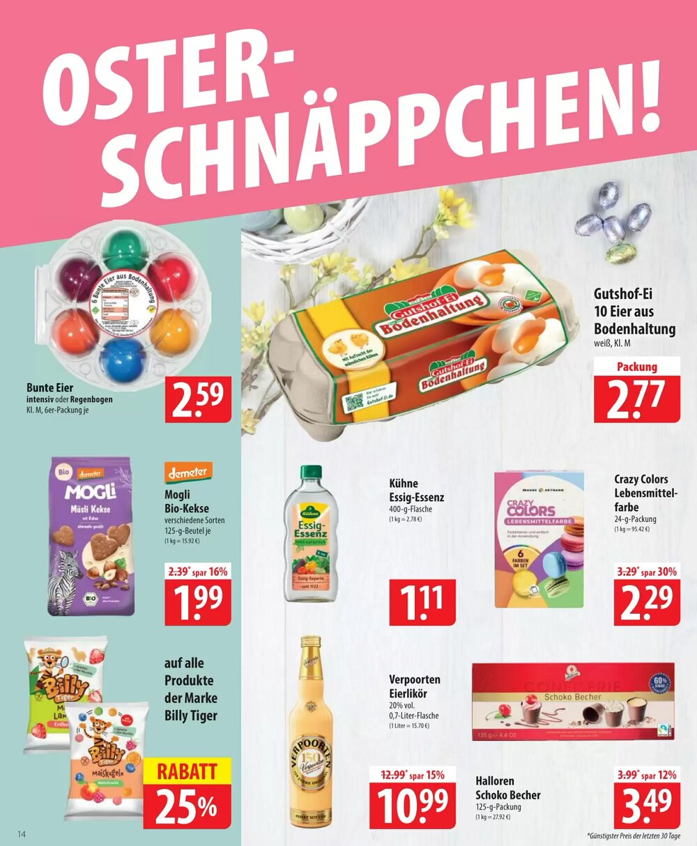 Famila Nord Ost Prospekt (ab 23.03.2026) zum Blättern - Seite 14