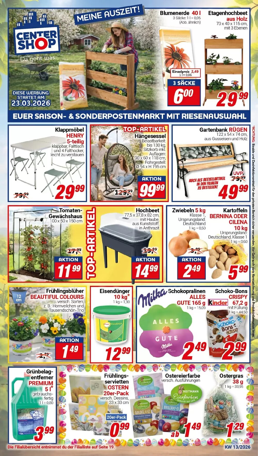 CENTERSHOP Prospekt (ab 23.03.2026) zum Blättern - Seite 1