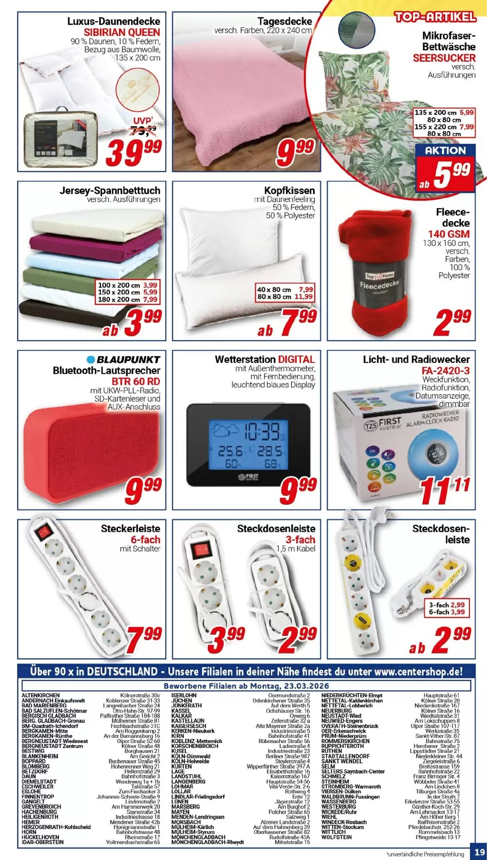 CENTERSHOP Prospekt (ab 23.03.2026) zum Blättern - Seite 19