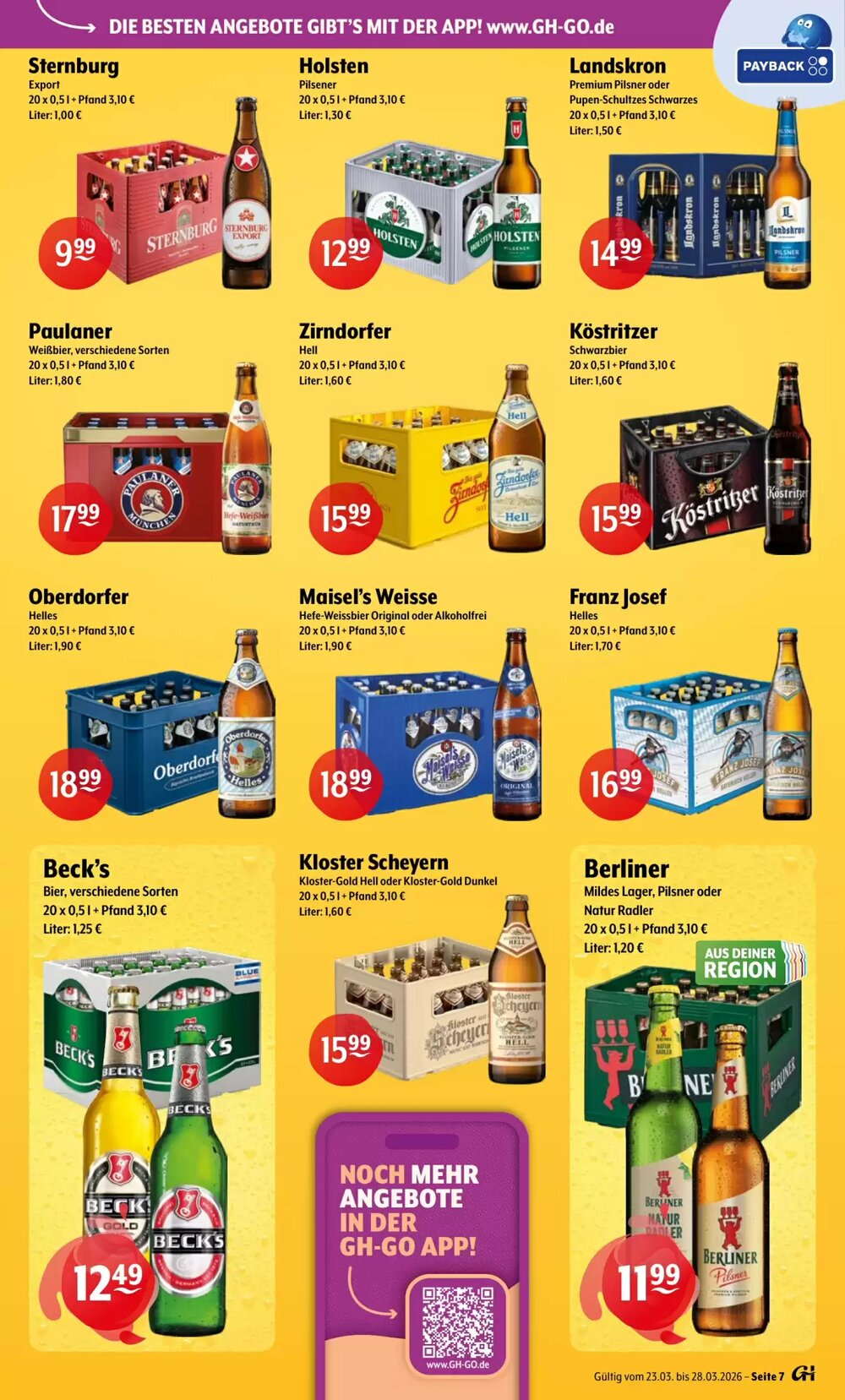 Trink und Spare Prospekt (ab 23.03.2026) zum Blättern - Seite 7