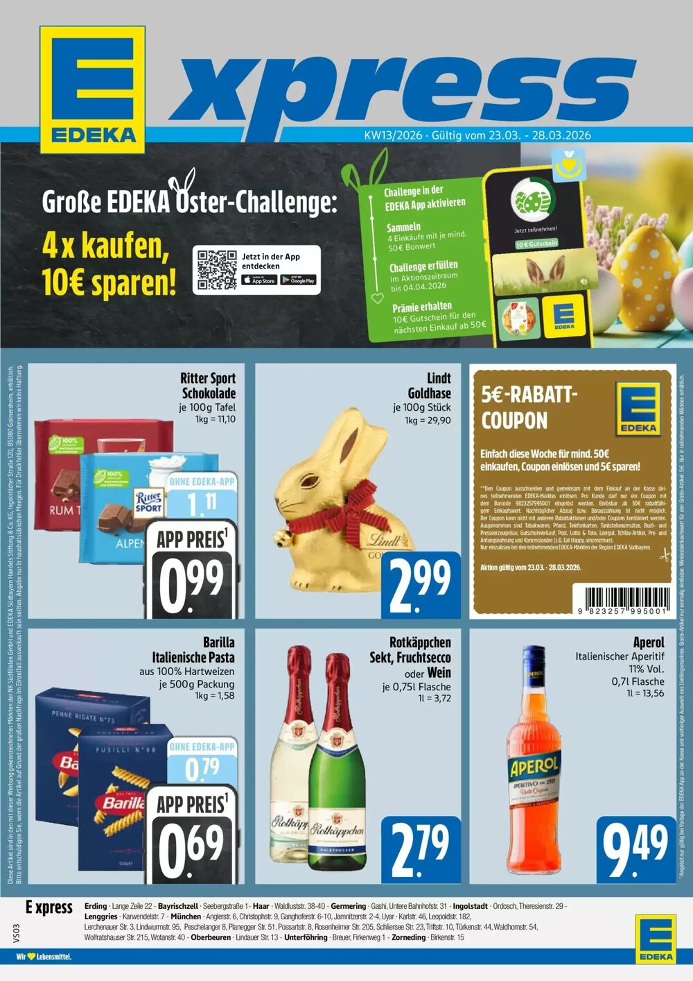Edeka Prospekt (ab 23.03.2026) zum Blättern - Seite 1