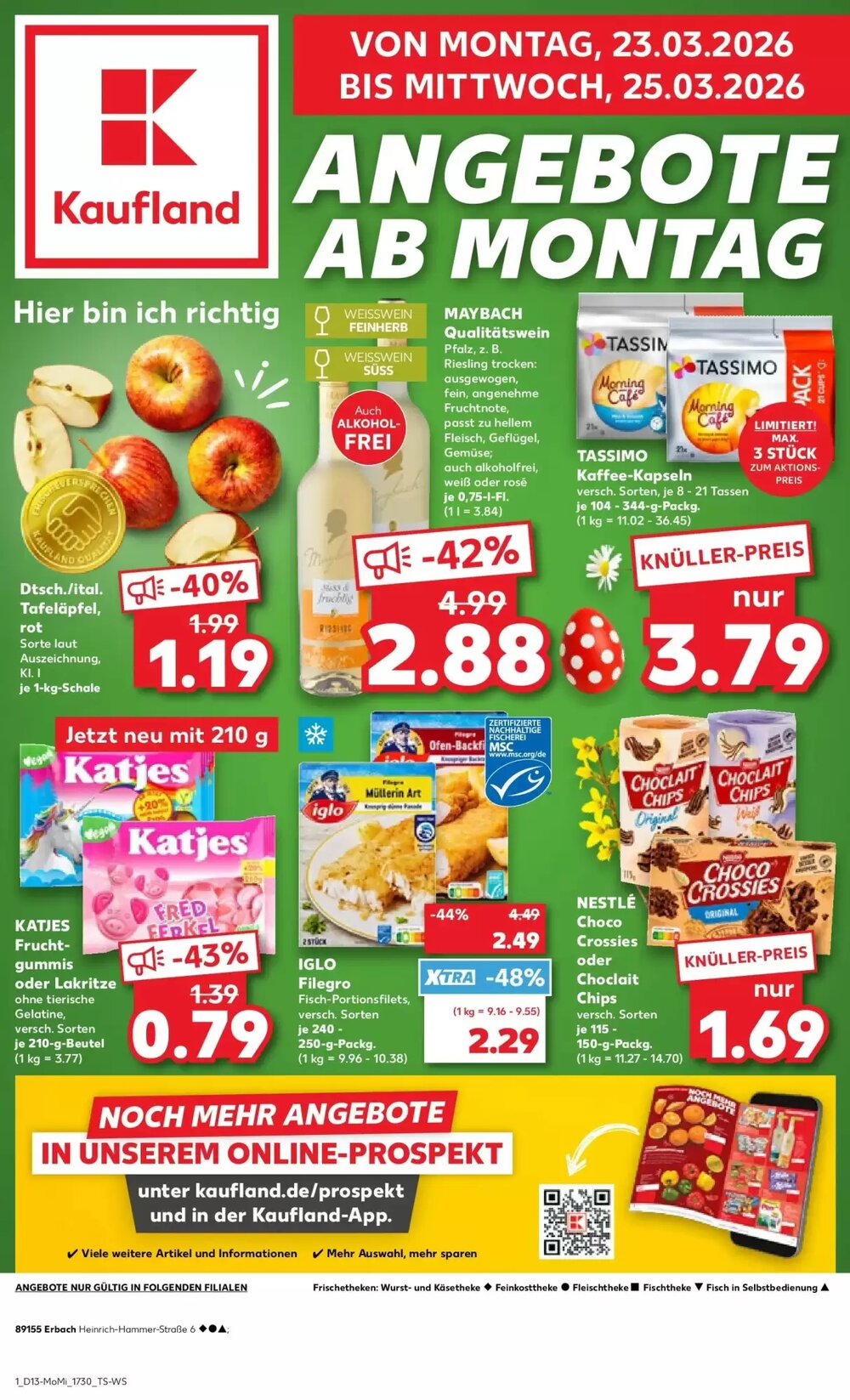 Kaufland Prospekt (ab 23.03.2026) zum Blättern - Seite 1