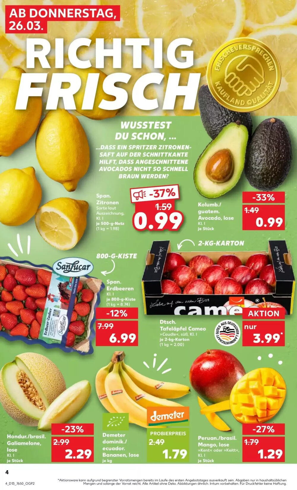 Kaufland Prospekt (ab 23.03.2026) zum Blättern - Seite 16