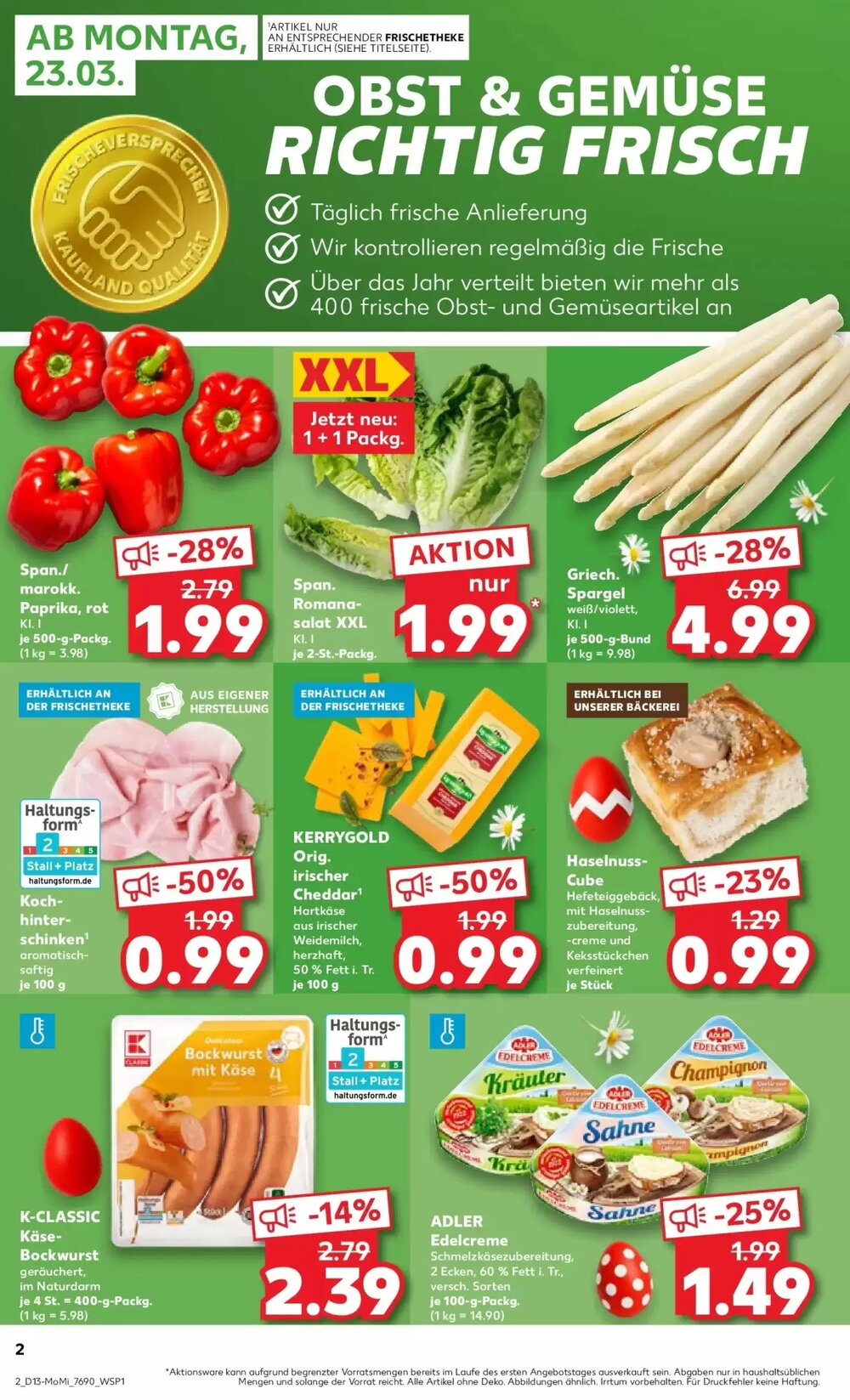 Kaufland Prospekt (ab 23.03.2026) zum Blättern - Seite 2