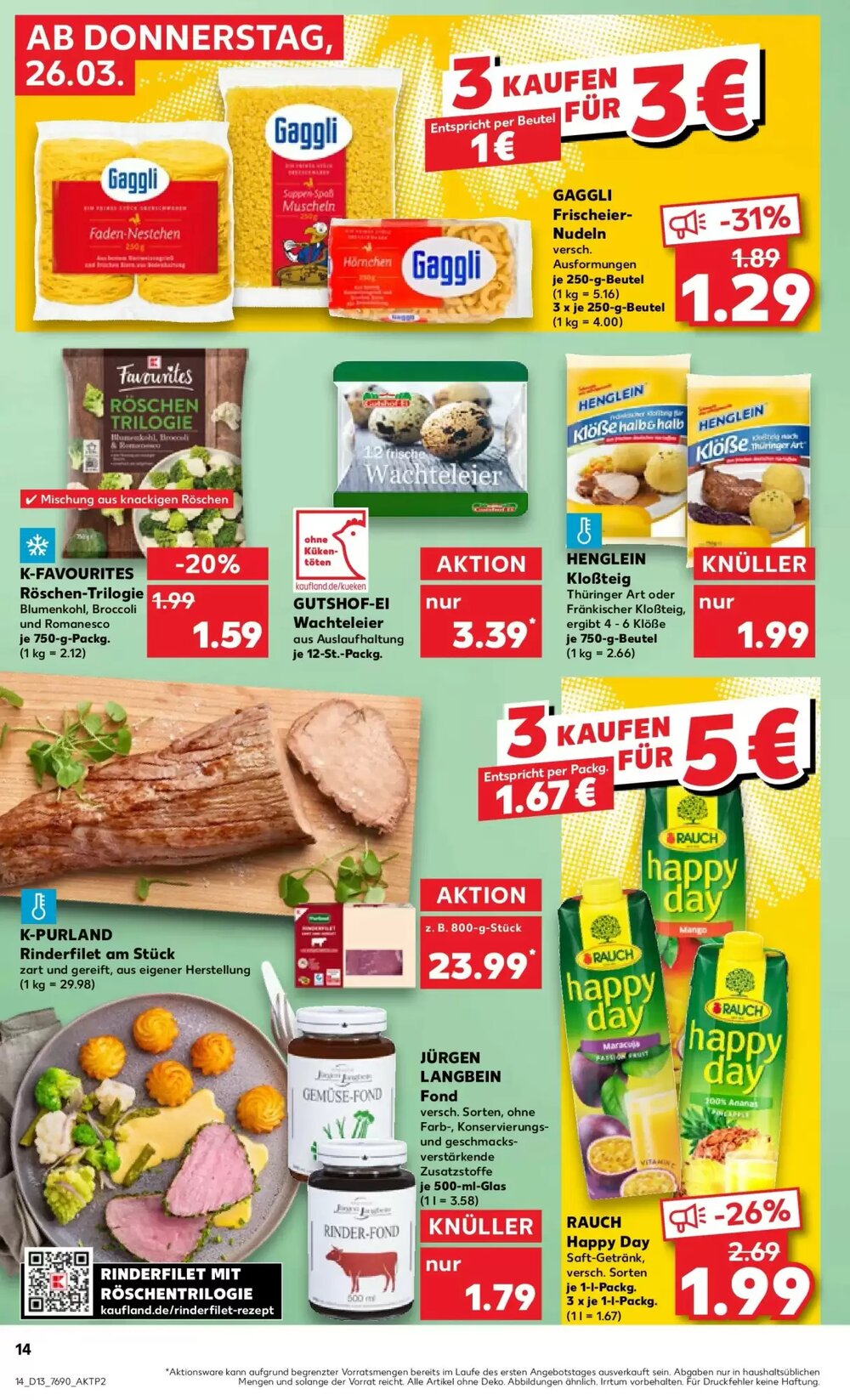 Kaufland Prospekt (ab 23.03.2026) zum Blättern - Seite 26