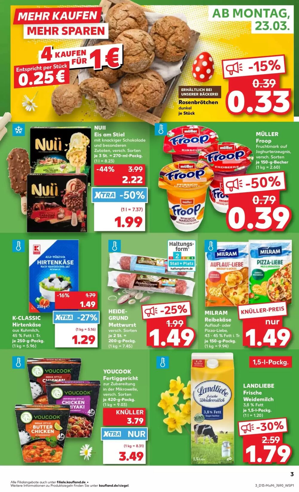 Kaufland Prospekt (ab 23.03.2026) zum Blättern - Seite 3