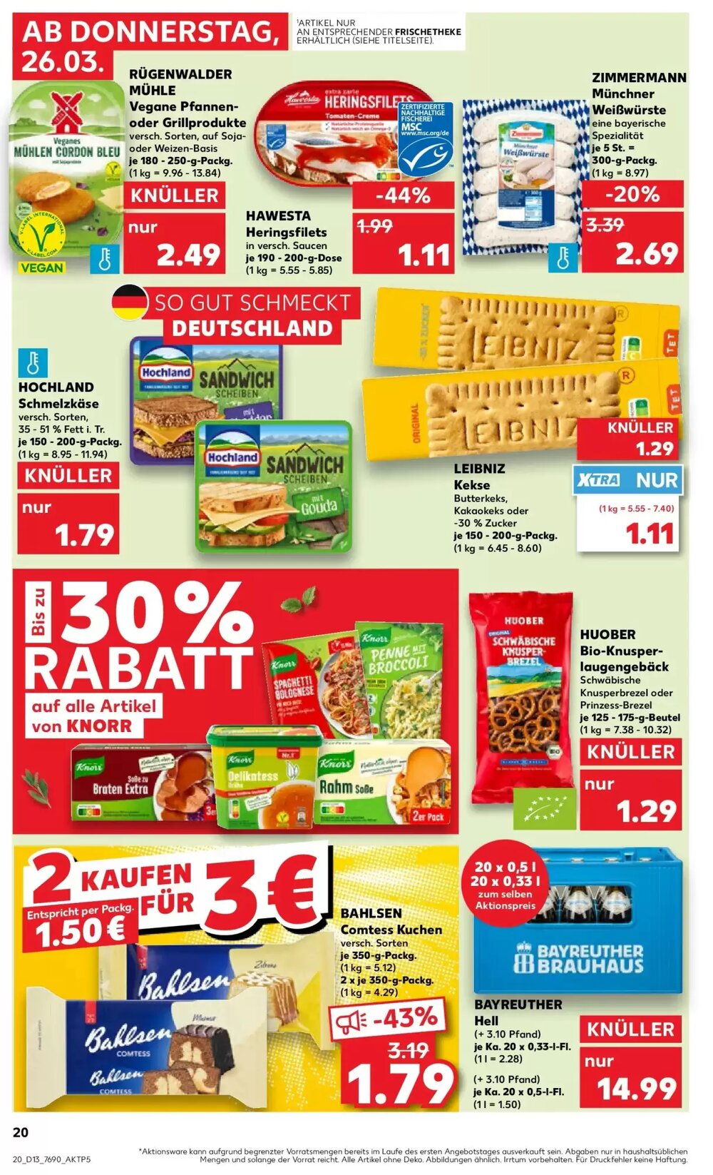 Kaufland Prospekt (ab 23.03.2026) zum Blättern - Seite 32