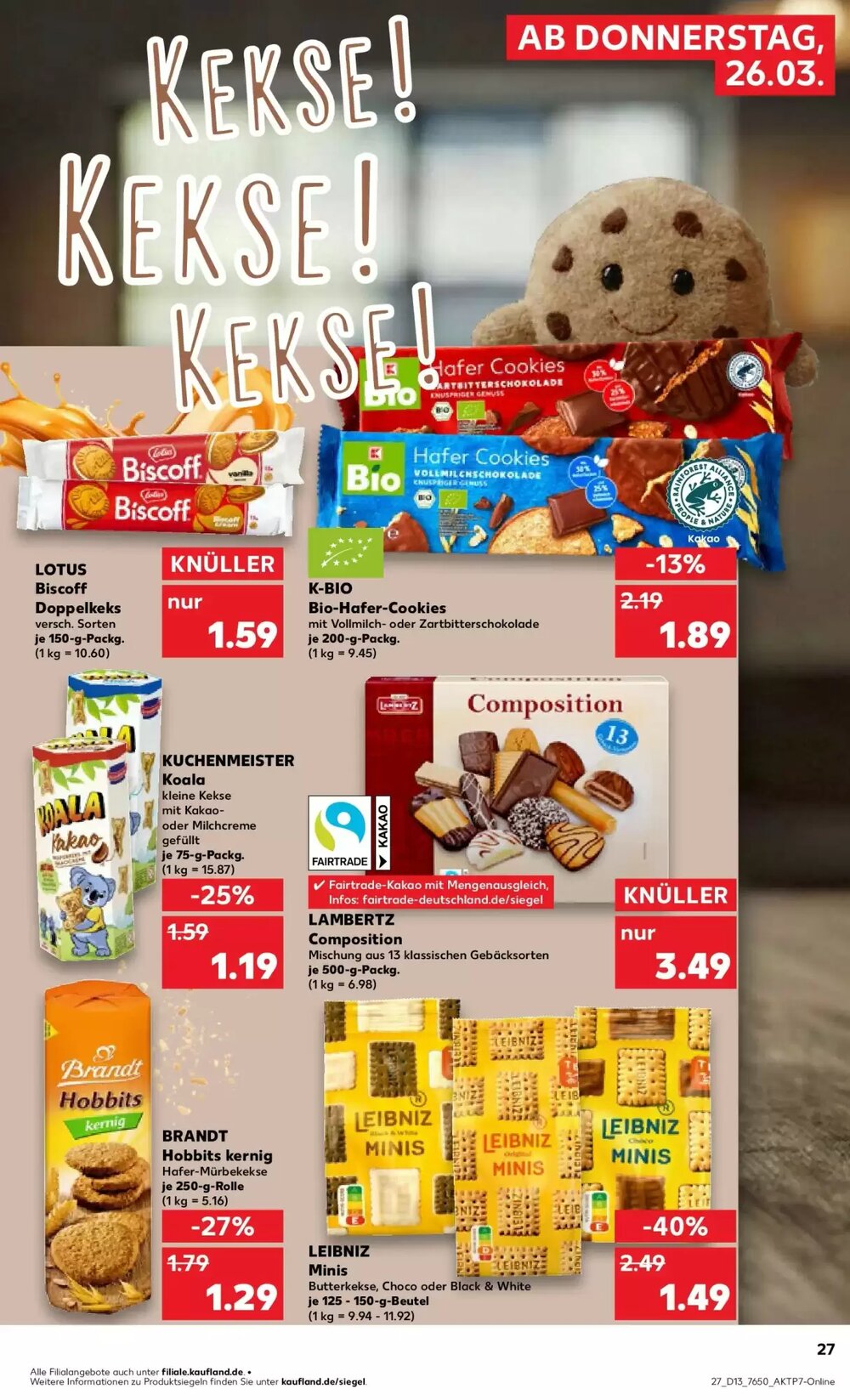 Kaufland Prospekt (ab 23.03.2026) zum Blättern - Seite 39