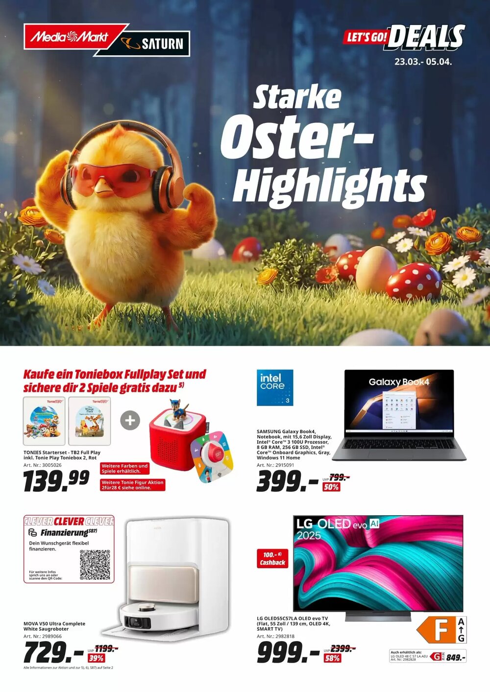 MediaMarkt Prospekt (ab 23.03.2026) zum Blättern - Seite 1