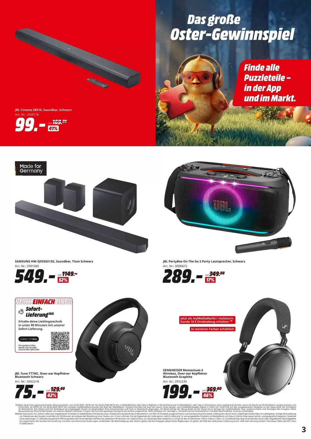 MediaMarkt Prospekt (ab 23.03.2026) zum Blättern - Seite 3