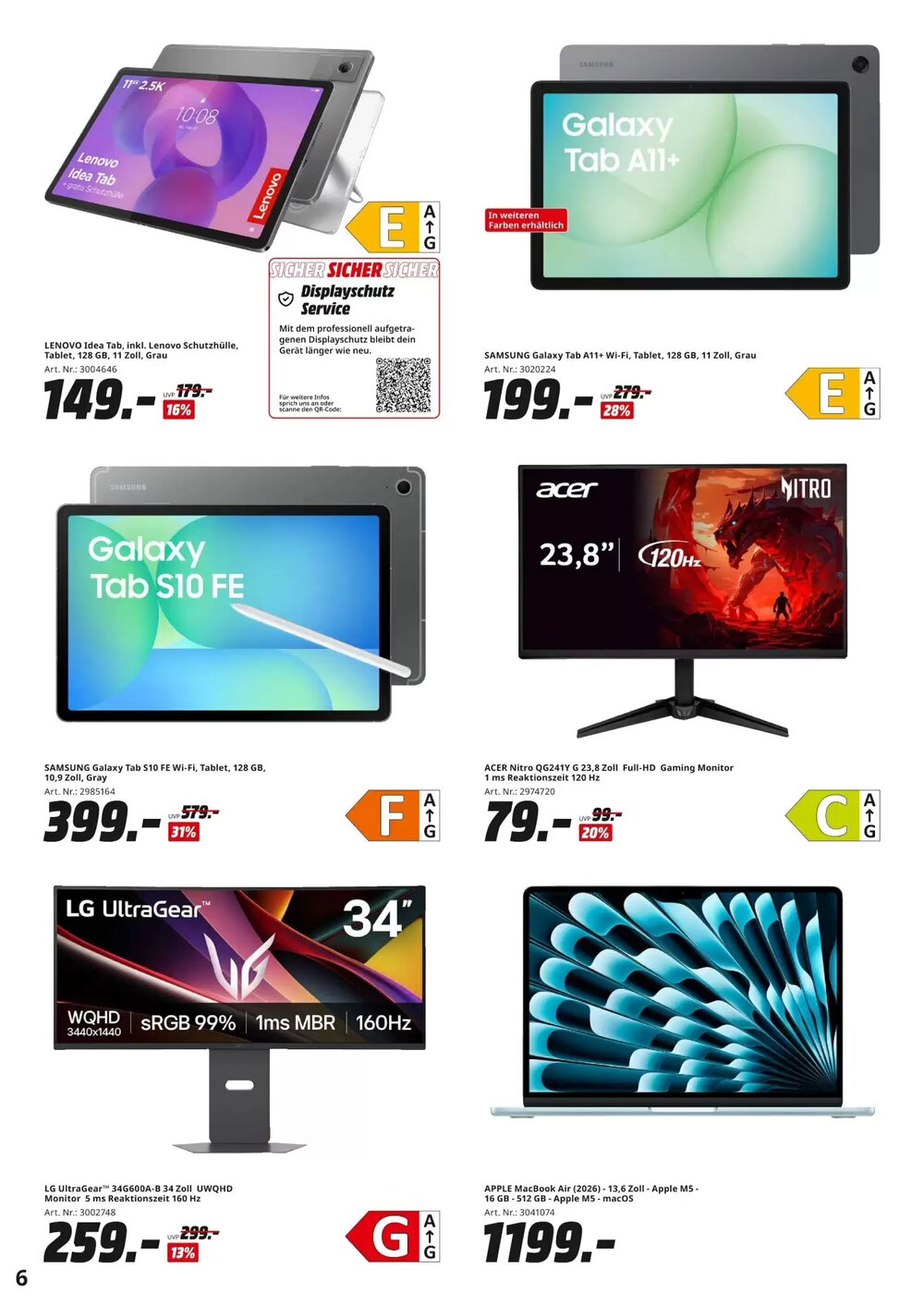 MediaMarkt Prospekt (ab 23.03.2026) zum Blättern - Seite 6