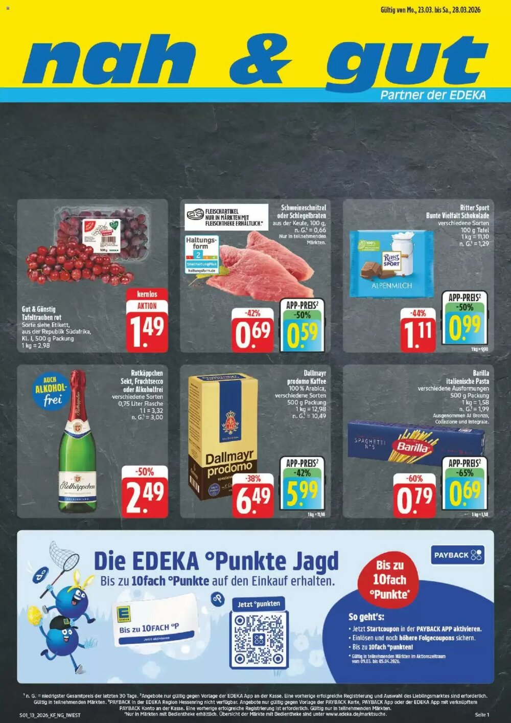 nah & gut Prospekt (ab 23.03.2026) zum Blättern - Seite 1