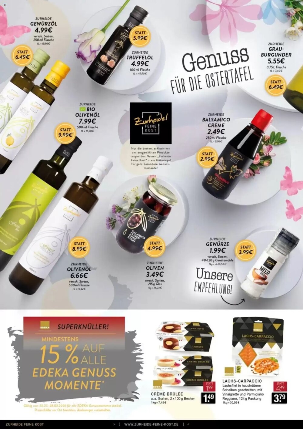 Edeka Zurheide Prospekt (ab 23.03.2026) zum Blättern - Seite 6