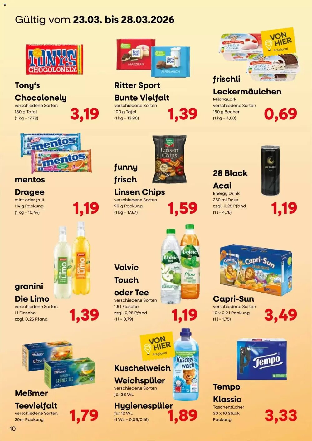 Konsum Leipzig Prospekt (ab 23.03.2026) zum Blättern - Seite 10