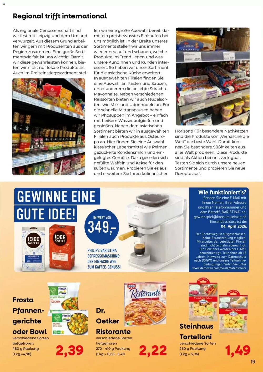 Konsum Leipzig Prospekt (ab 23.03.2026) zum Blättern - Seite 19