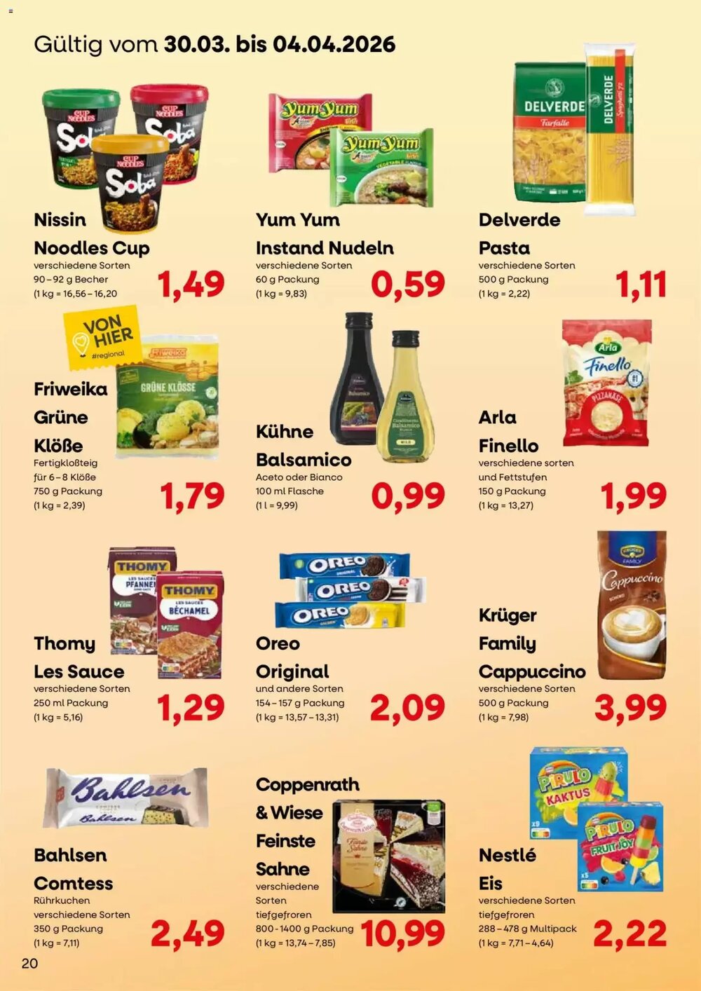 Konsum Leipzig Prospekt (ab 23.03.2026) zum Blättern - Seite 20
