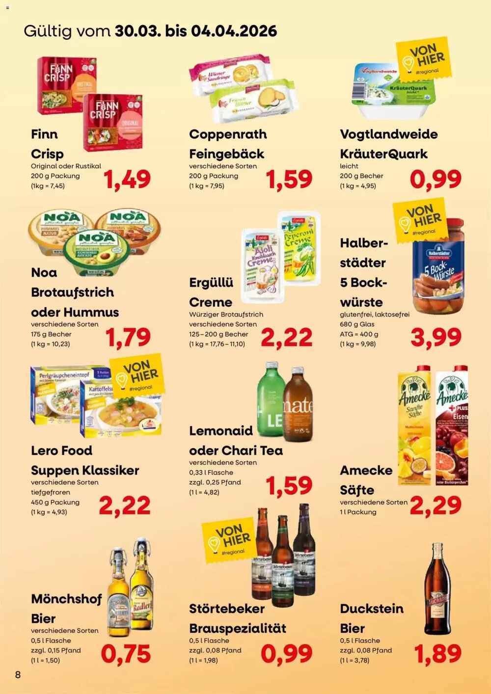 Konsum Leipzig Prospekt (ab 23.03.2026) zum Blättern - Seite 8