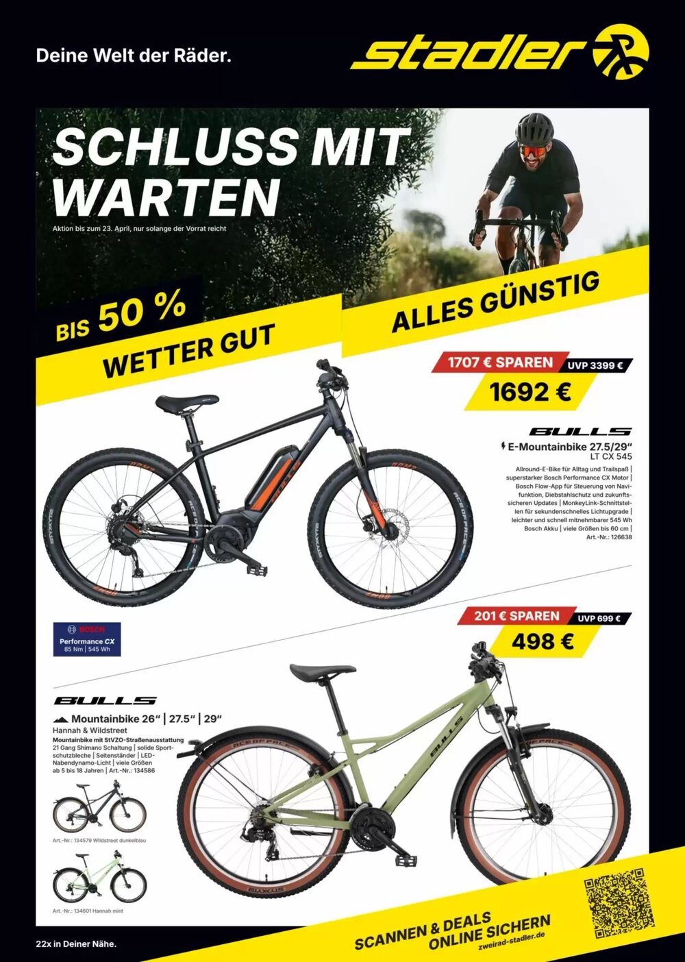 Zweirad Stadler Prospekt (ab 23.03.2026) zum Blättern - Seite 1