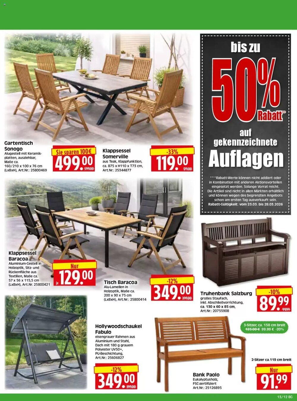 Edeka Herkules Prospekt (ab 23.03.2026) zum Blättern - Seite 12