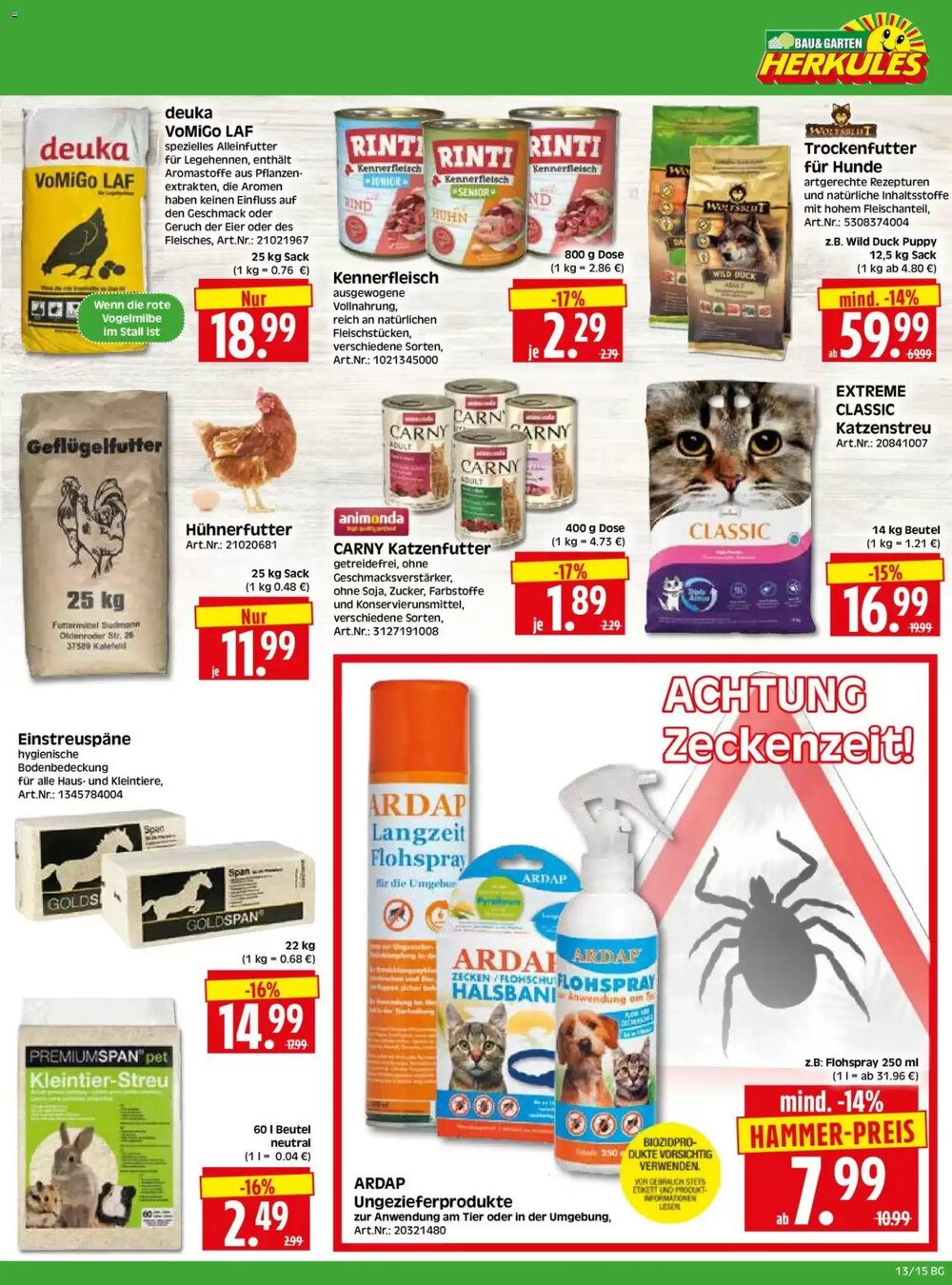 Edeka Herkules Prospekt (ab 23.03.2026) zum Blättern - Seite 15