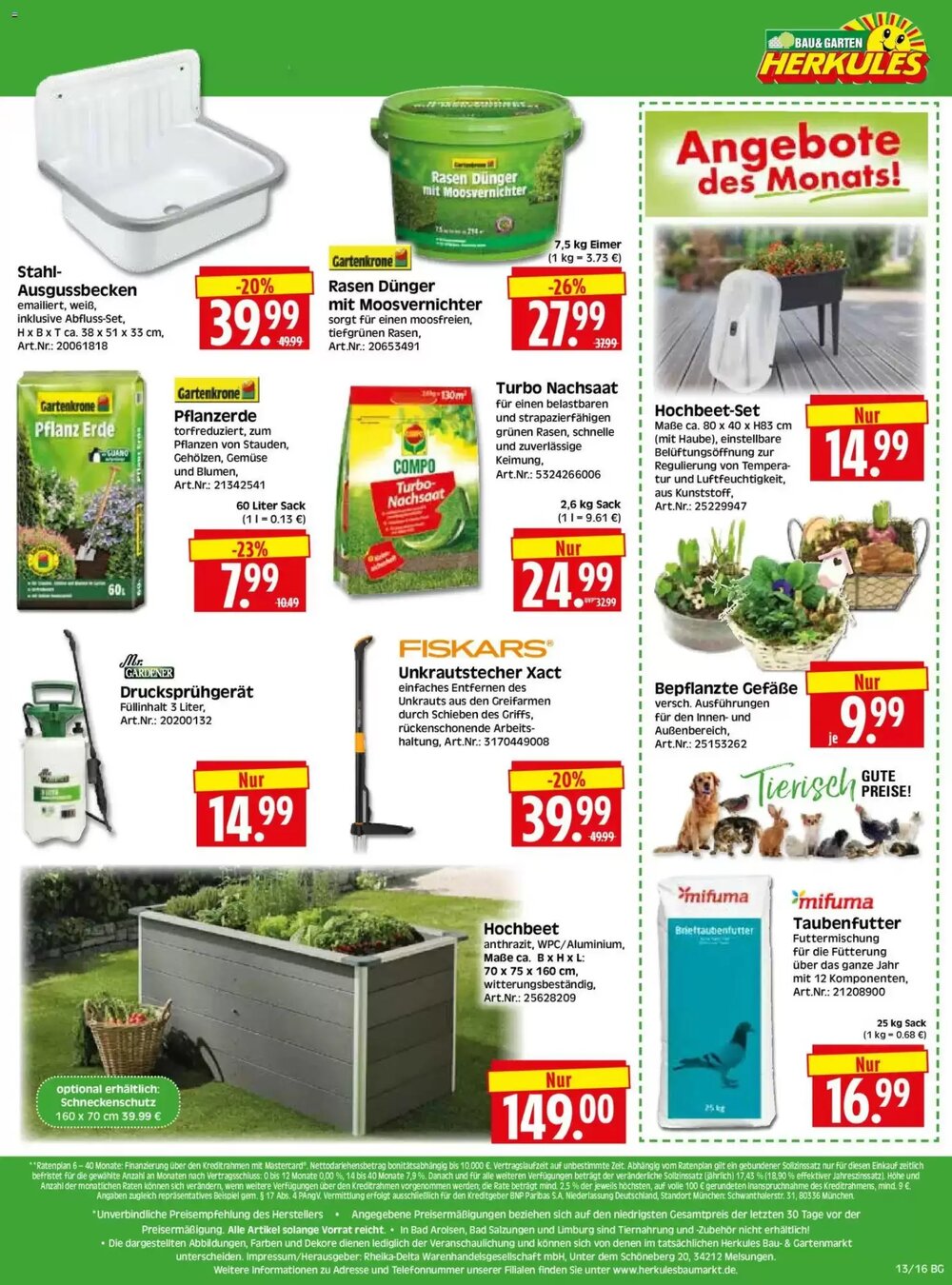 Edeka Herkules Prospekt (ab 23.03.2026) zum Blättern - Seite 16