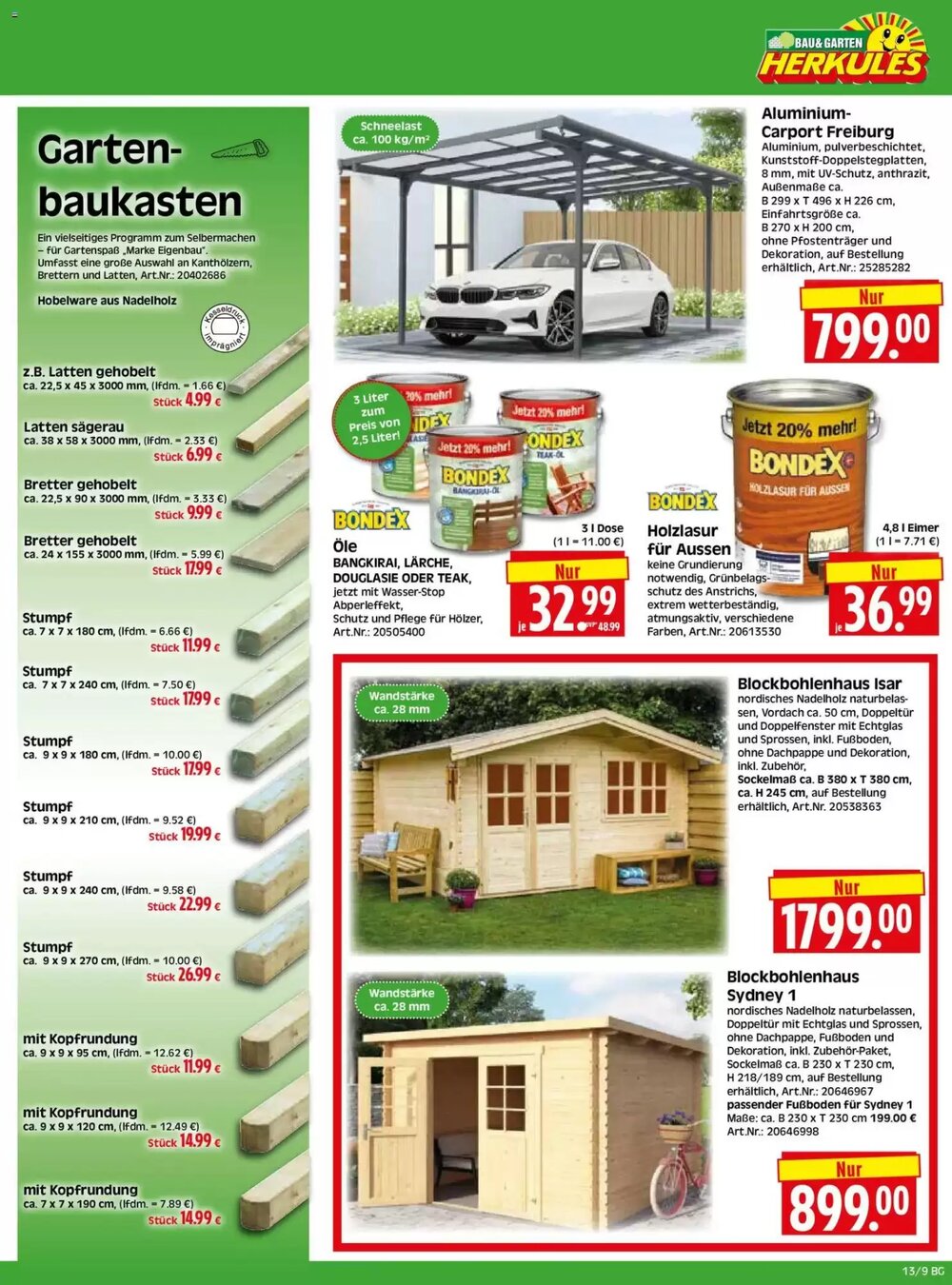 Edeka Herkules Prospekt (ab 23.03.2026) zum Blättern - Seite 9