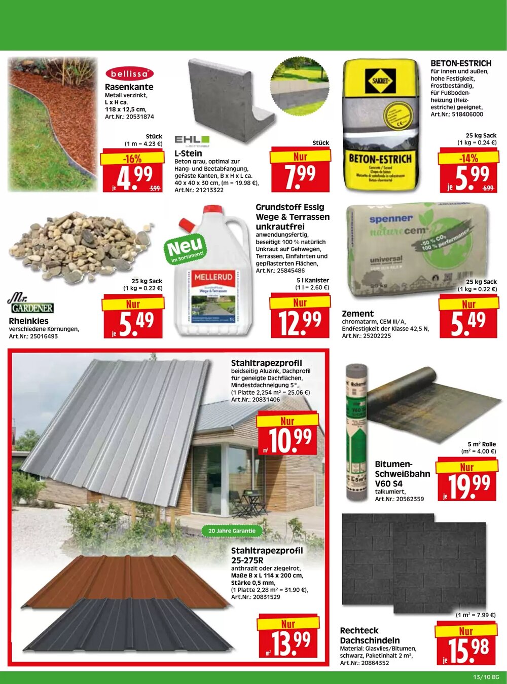 Herkules Baumarkt Prospekt (ab 23.03.2026) zum Blättern - Seite 10