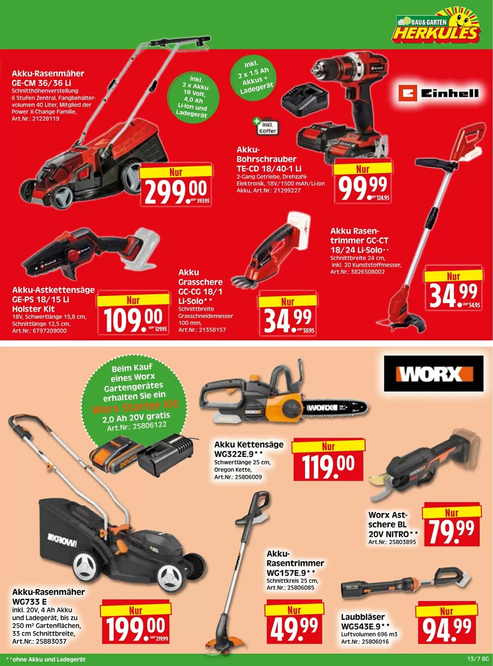 Herkules Baumarkt Prospekt (ab 23.03.2026) zum Blättern - Seite 7