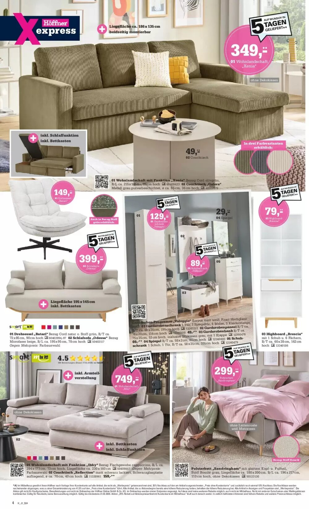 Höffner Prospekt (ab 24.03.2026) zum Blättern - Seite 4
