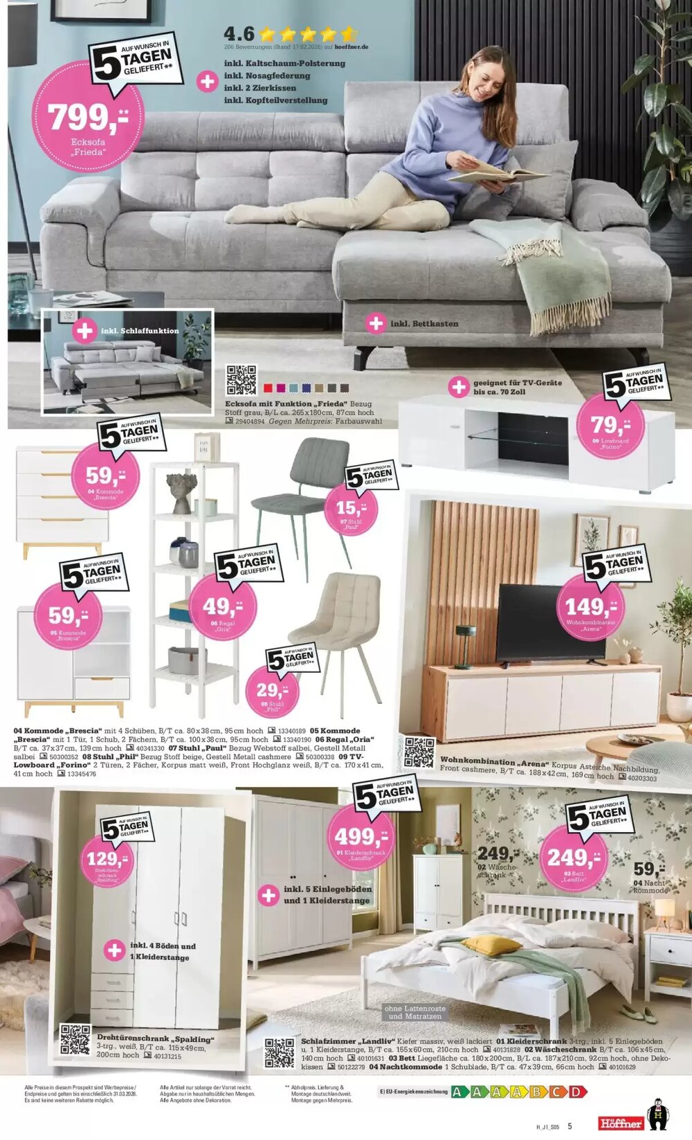 Höffner Prospekt (ab 24.03.2026) zum Blättern - Seite 5