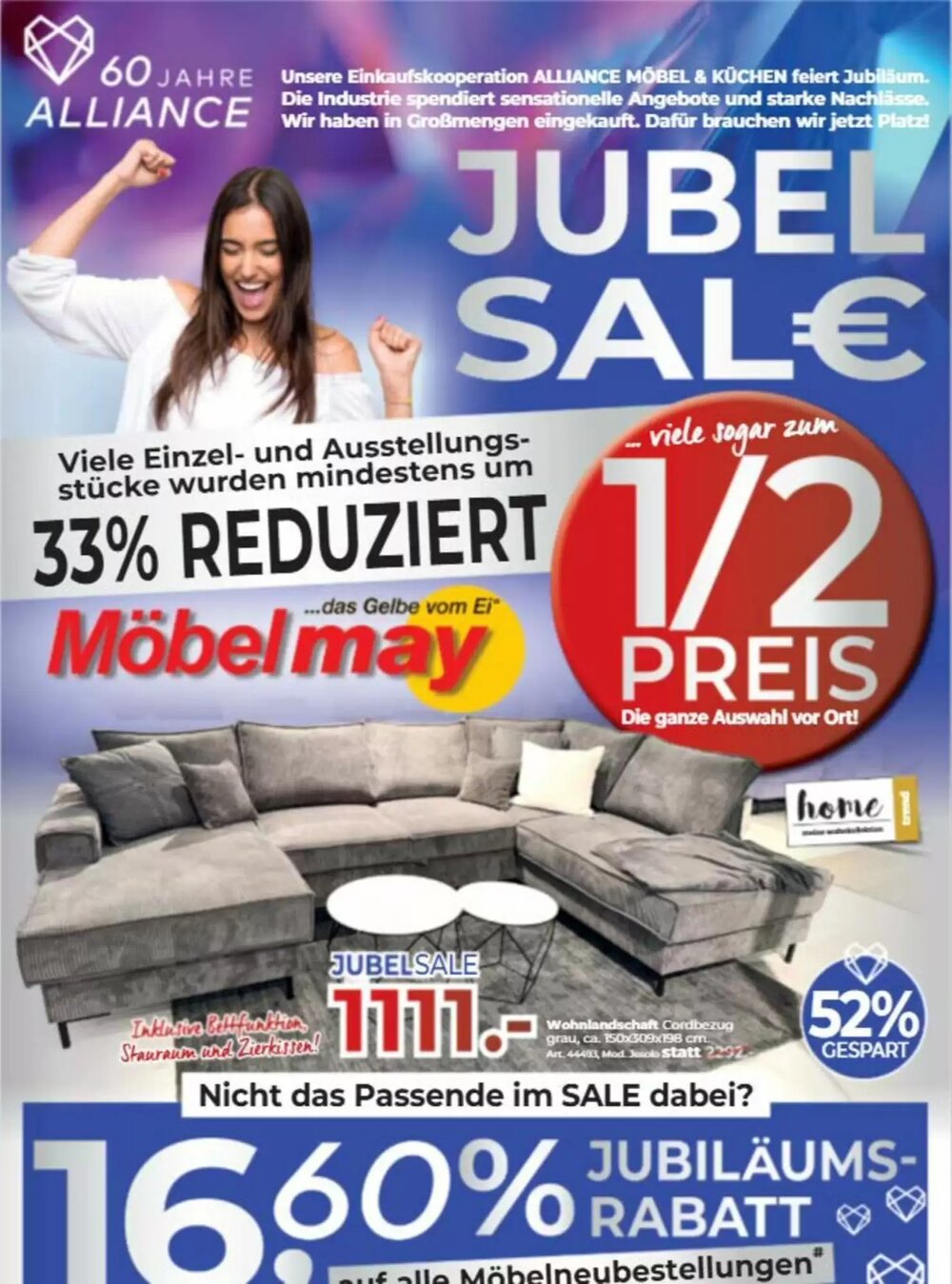 Möbel May Prospekt (ab 24.03.2026) zum Blättern - Seite 1