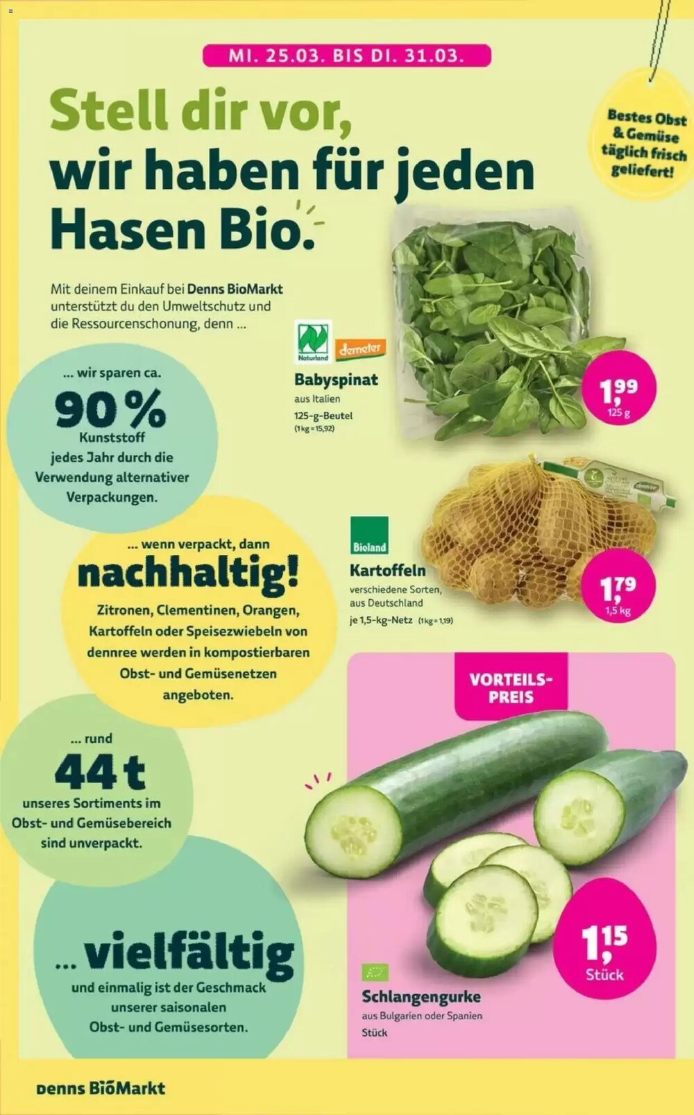 Denns BioMarkt Prospekt (ab 25.03.2026) zum Blättern - Seite 6
