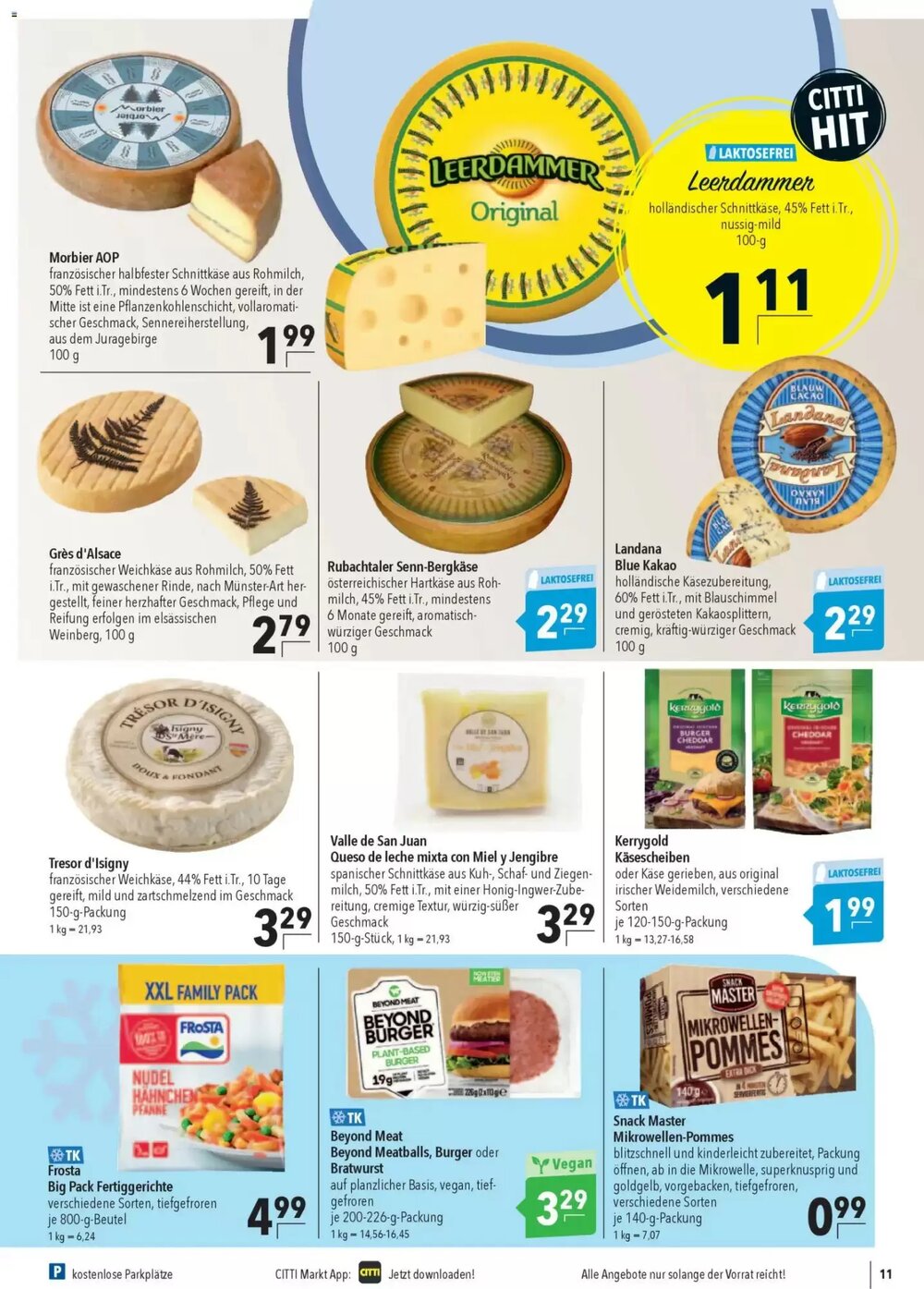 CITTI Markt Prospekt (ab 25.03.2026) zum Blättern - Seite 11