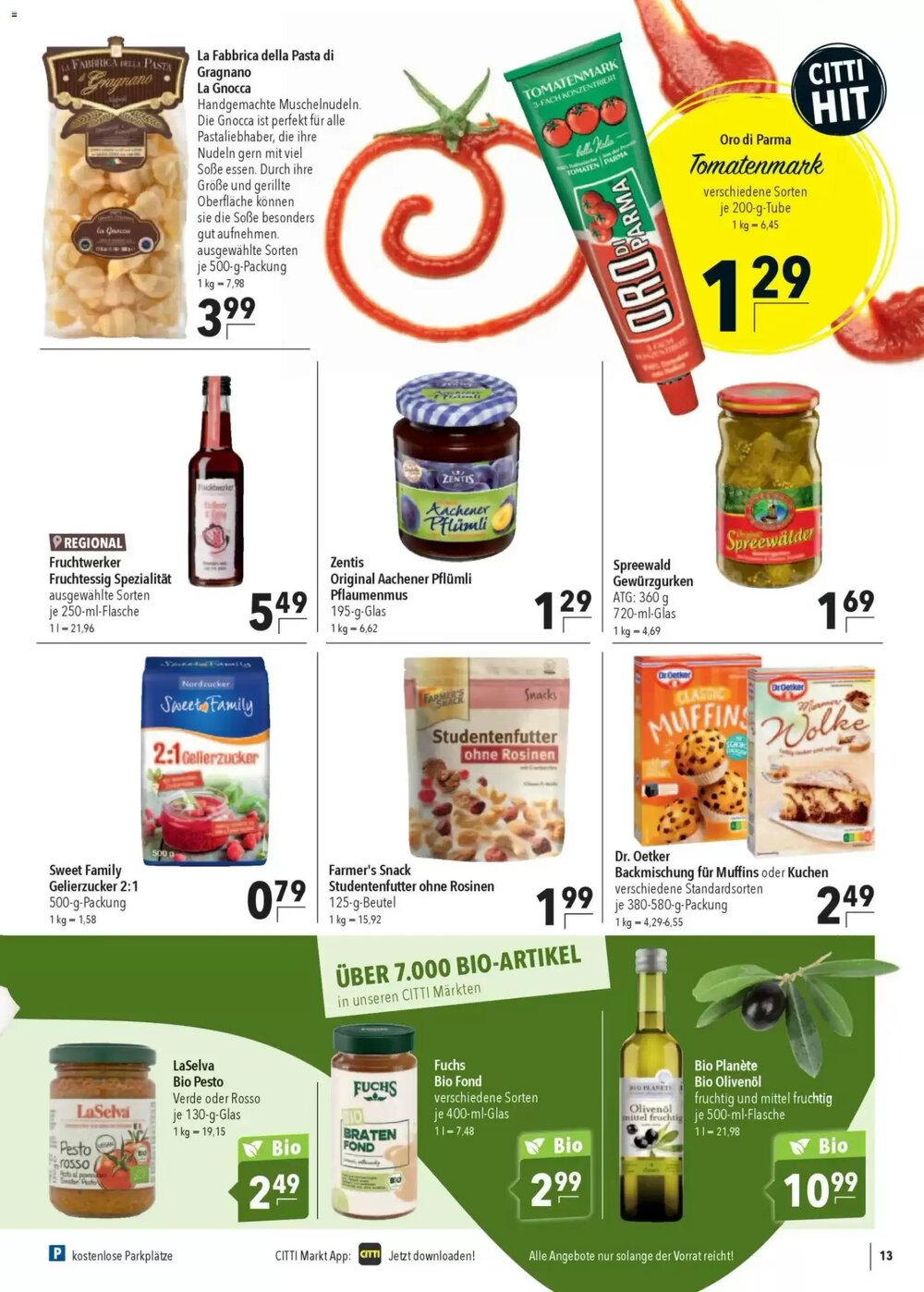 CITTI Markt Prospekt (ab 25.03.2026) zum Blättern - Seite 13