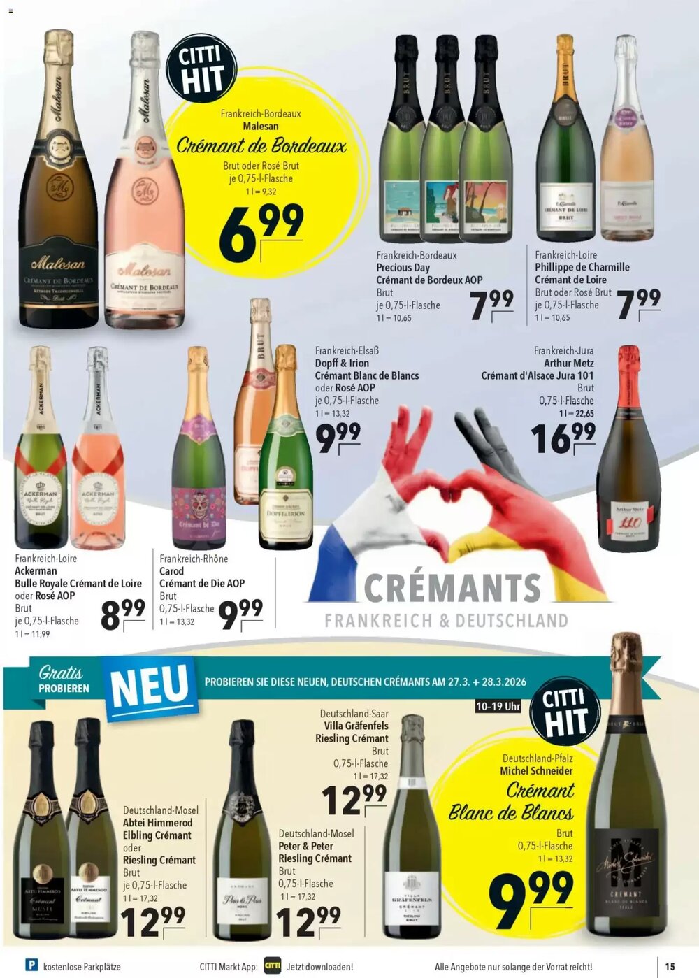 CITTI Markt Prospekt (ab 25.03.2026) zum Blättern - Seite 15