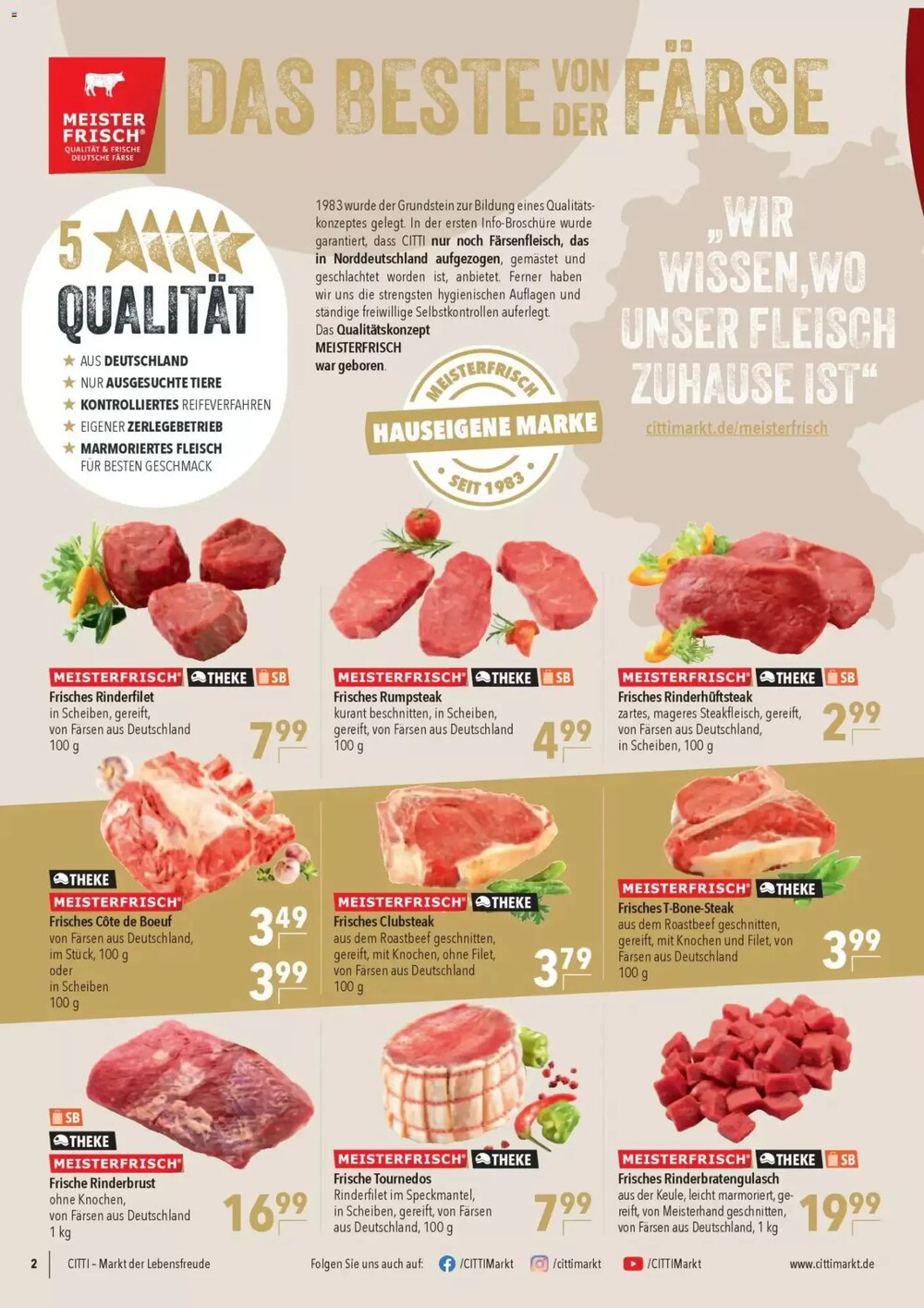 CITTI Markt Prospekt (ab 25.03.2026) zum Blättern - Seite 2