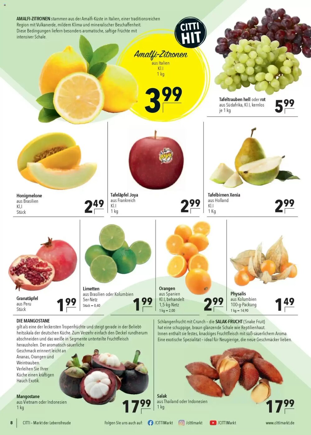 CITTI Markt Prospekt (ab 25.03.2026) zum Blättern - Seite 8