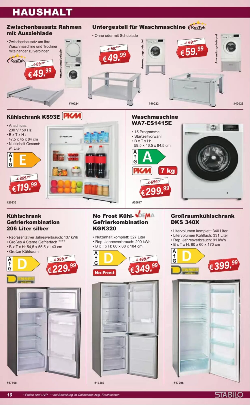 Stabilo Fachmarkt Prospekt (ab 25.03.2026) zum Blättern - Seite 10