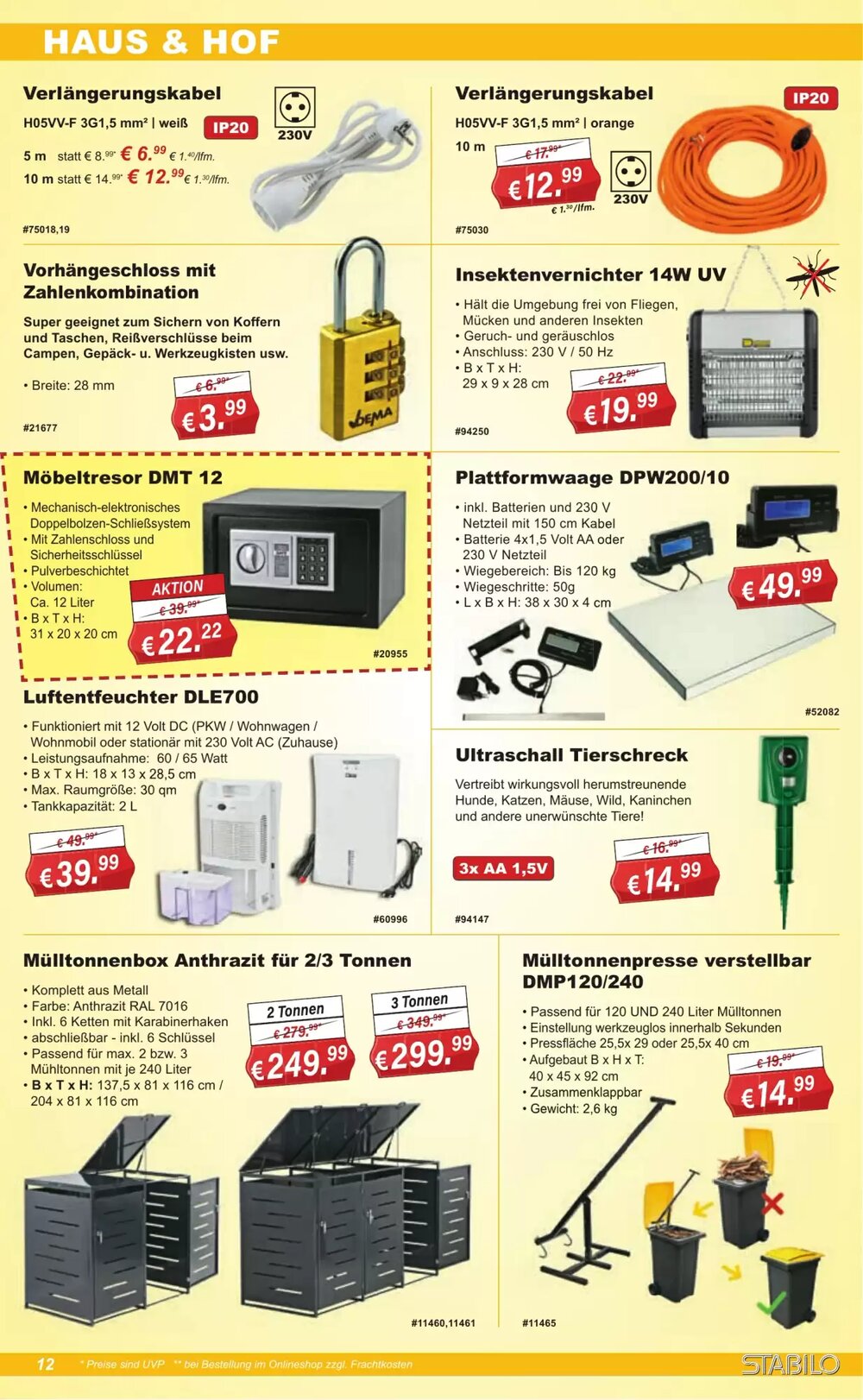 Stabilo Fachmarkt Prospekt (ab 25.03.2026) zum Blättern - Seite 12