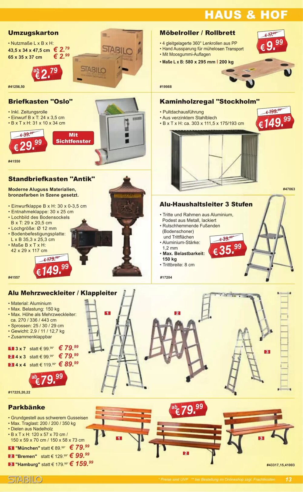 Stabilo Fachmarkt Prospekt (ab 25.03.2026) zum Blättern - Seite 13