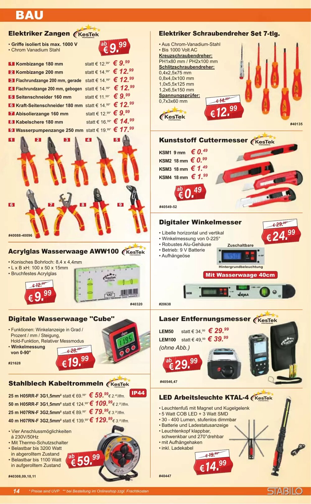 Stabilo Fachmarkt Prospekt (ab 25.03.2026) zum Blättern - Seite 14