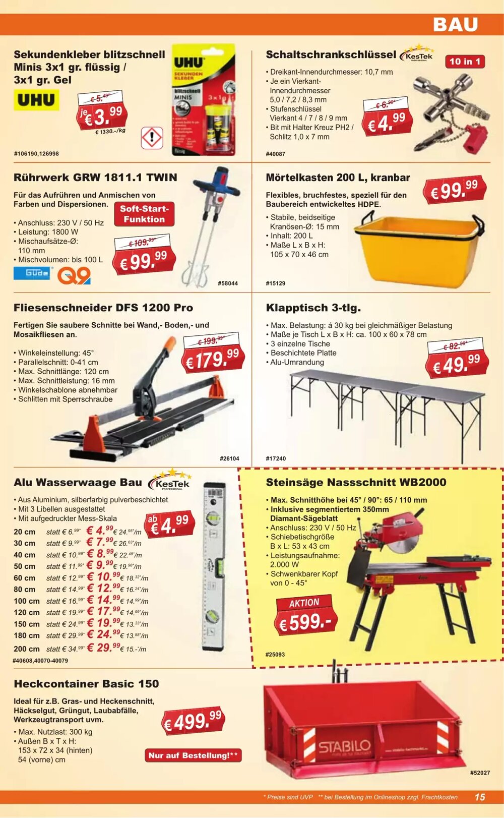 Stabilo Fachmarkt Prospekt (ab 25.03.2026) zum Blättern - Seite 15