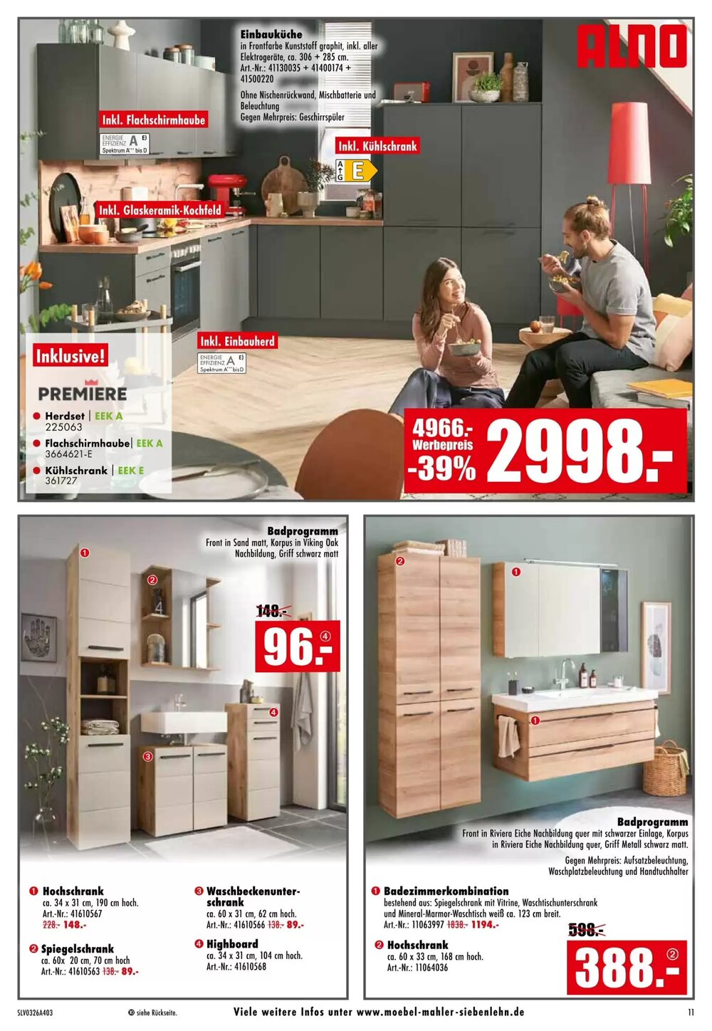 Möbel Mahler Prospekt (ab 25.03.2026) zum Blättern - Seite 11