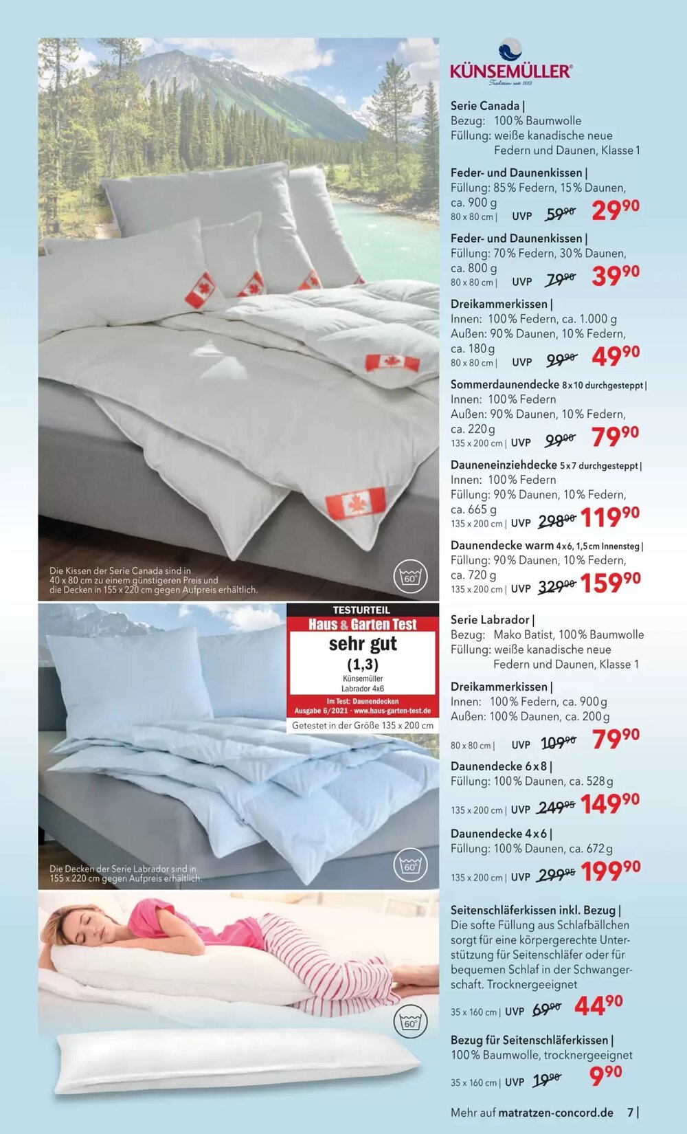 Matratzen Concord Prospekt (ab 25.03.2026) zum Blättern - Seite 7