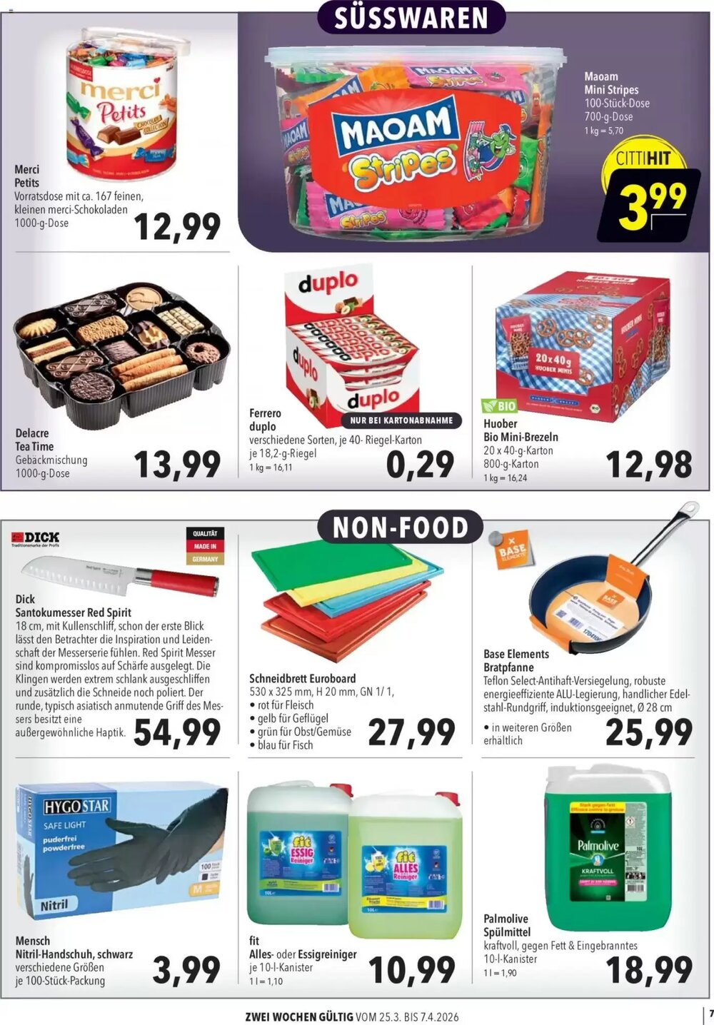 CITTI Markt Prospekt (ab 25.03.2026) zum Blättern - Seite 7