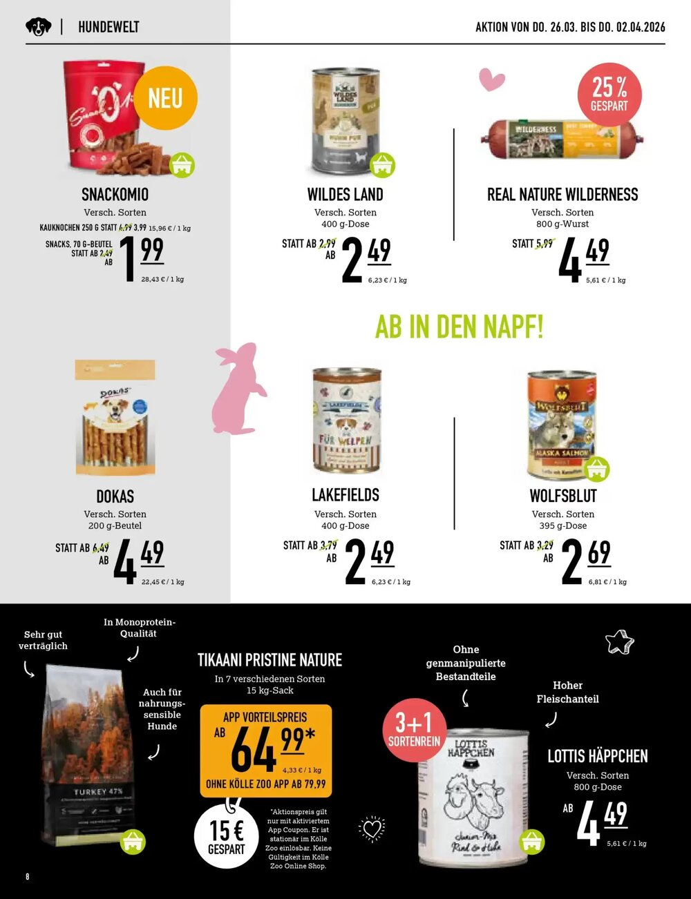 Kölle Zoo Prospekt (ab 25.03.2026) zum Blättern - Seite 8