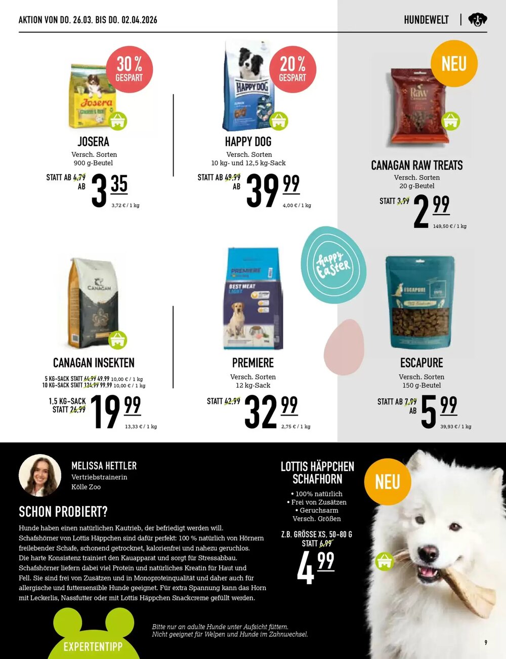 Kölle Zoo Prospekt (ab 25.03.2026) zum Blättern - Seite 9