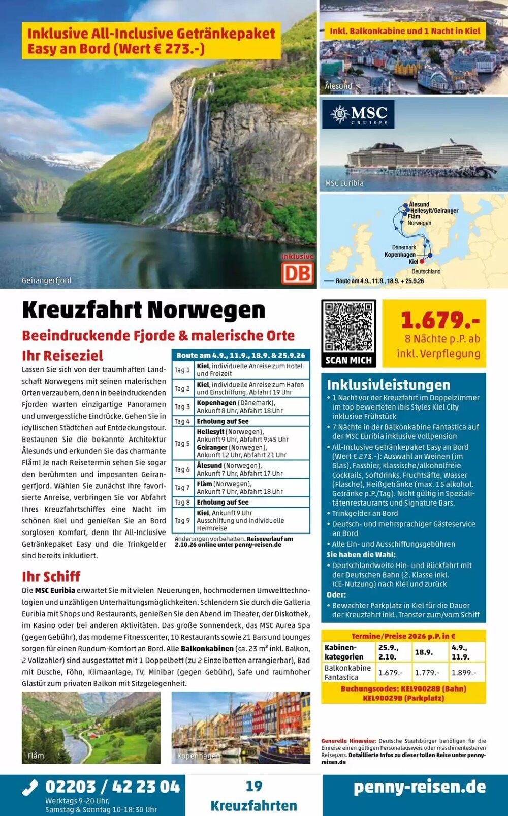 Penny Reisen Prospekt (ab 25.03.2026) zum Blättern - Seite 19